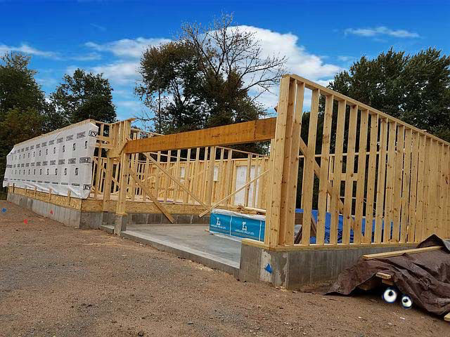 Outer Walls Framed