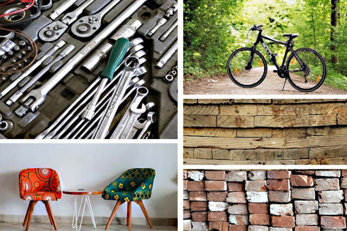 Donate tools, furniture, bikes, building material and more.
