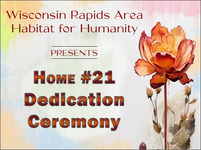 dedication ceremony opening slide